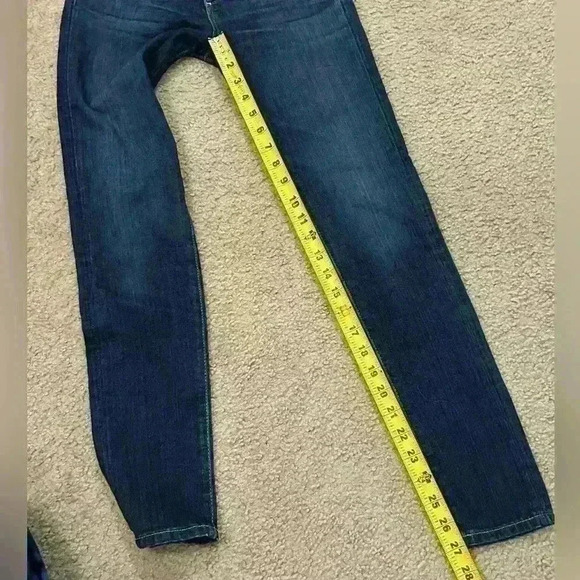 AG Jeans Women’s Size 24 Farrah High Rise Skinny Crop Dark Wash Jeans - Picture 8 of 10